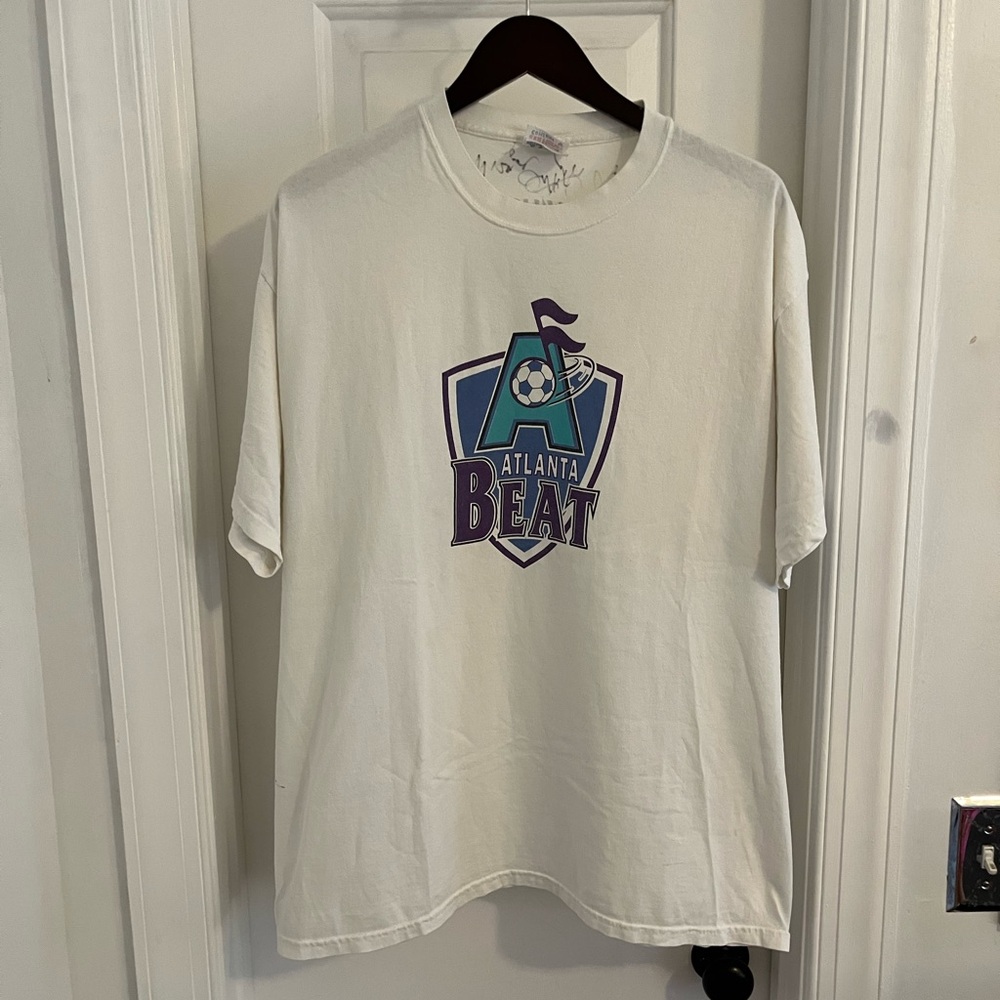 Vintage Autographed Atlanta Beat Women’s United Soccer Association T
